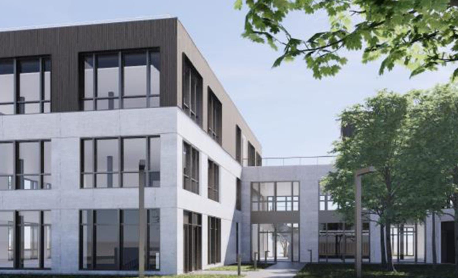 Immeuble présenté dans la maquette du siège social Harpoonr